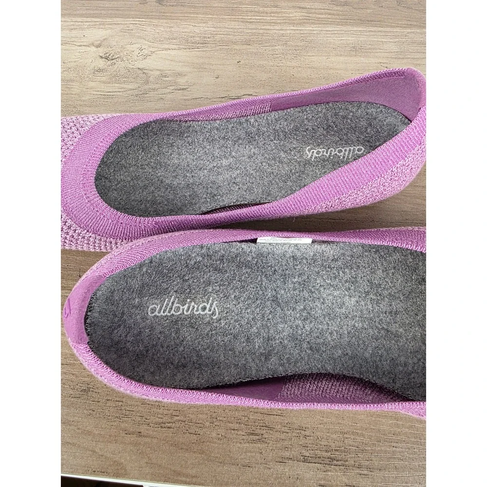 Allbirds Tree Breezers Women's Knit Ballet Flats Lavender Size 10.5‎